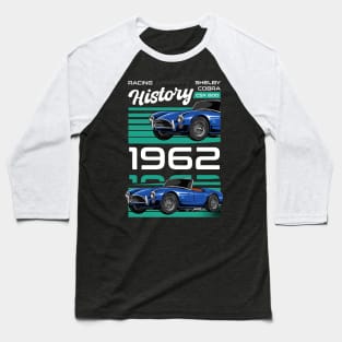 Vintage Cobra Car Baseball T-Shirt